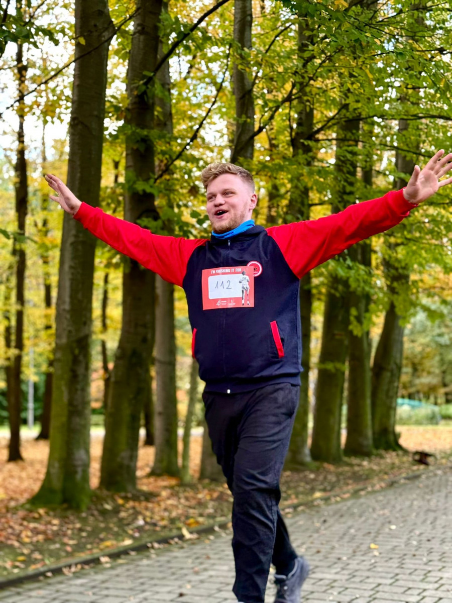 Uczestnik Terry Fox Run