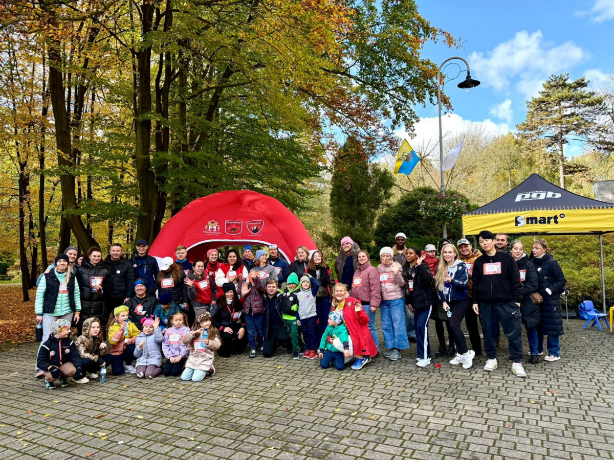 Uczestnicy Terry Fox Run